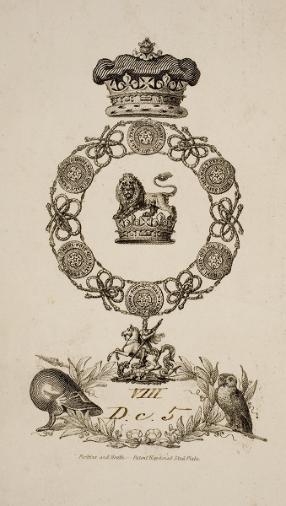 Duke of Sussex's bookplate, small version