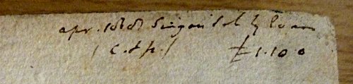Heber's characteristic inscription
